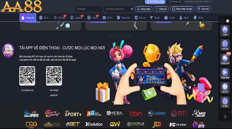 Quy trình tải app nhà cái aa88 an toàn và hiệu quả