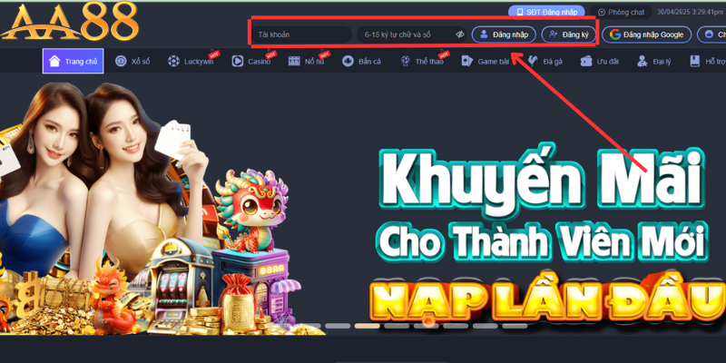Các bước chuẩn bị để đăng nhập tài khoản nhà cái aa88 thành công